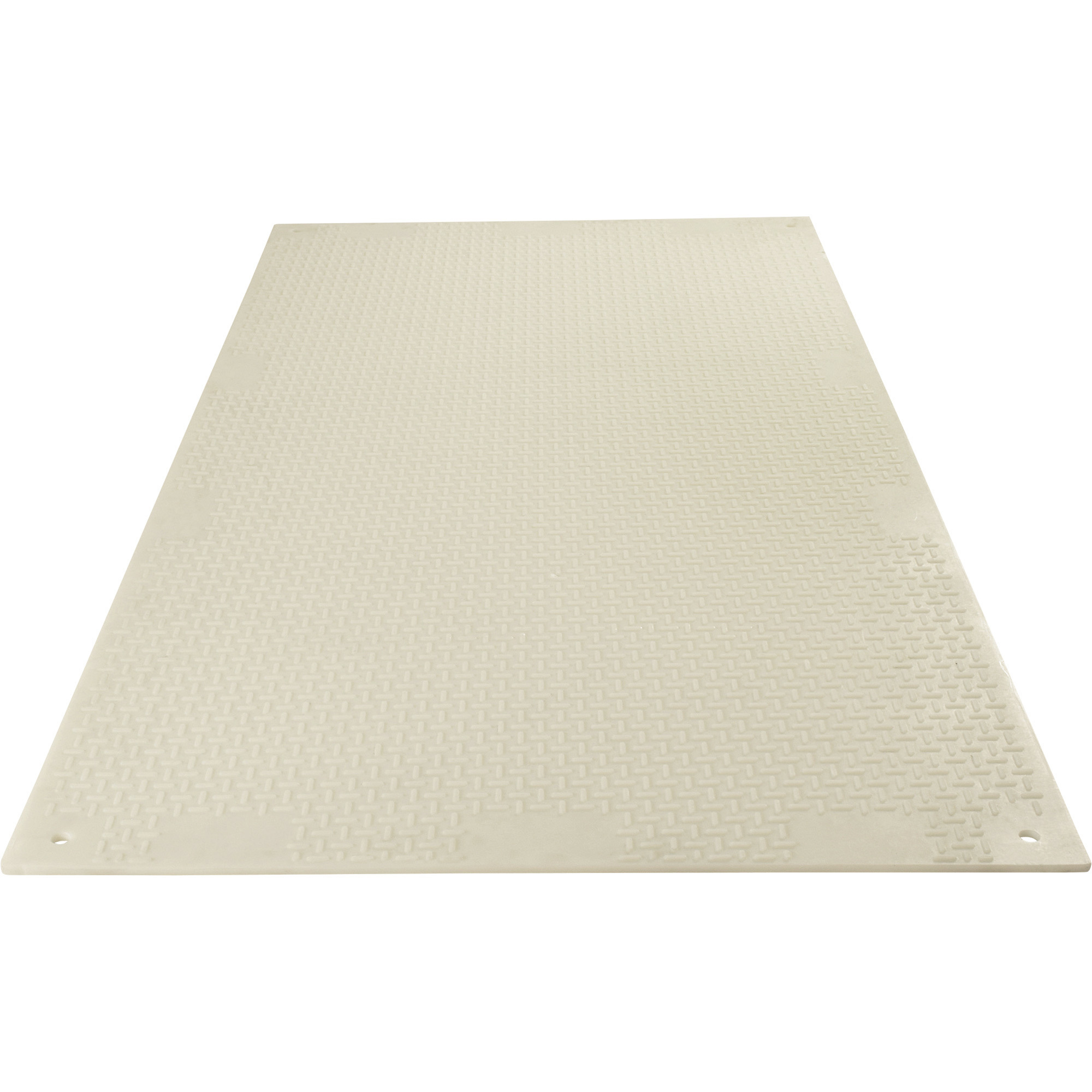 Checkers VersaMat Ground Protection Mat, Clear, 4ft.W x 8ft.L, Diamond Plate/Pedestrian Plate Tread Design, Model# CV48